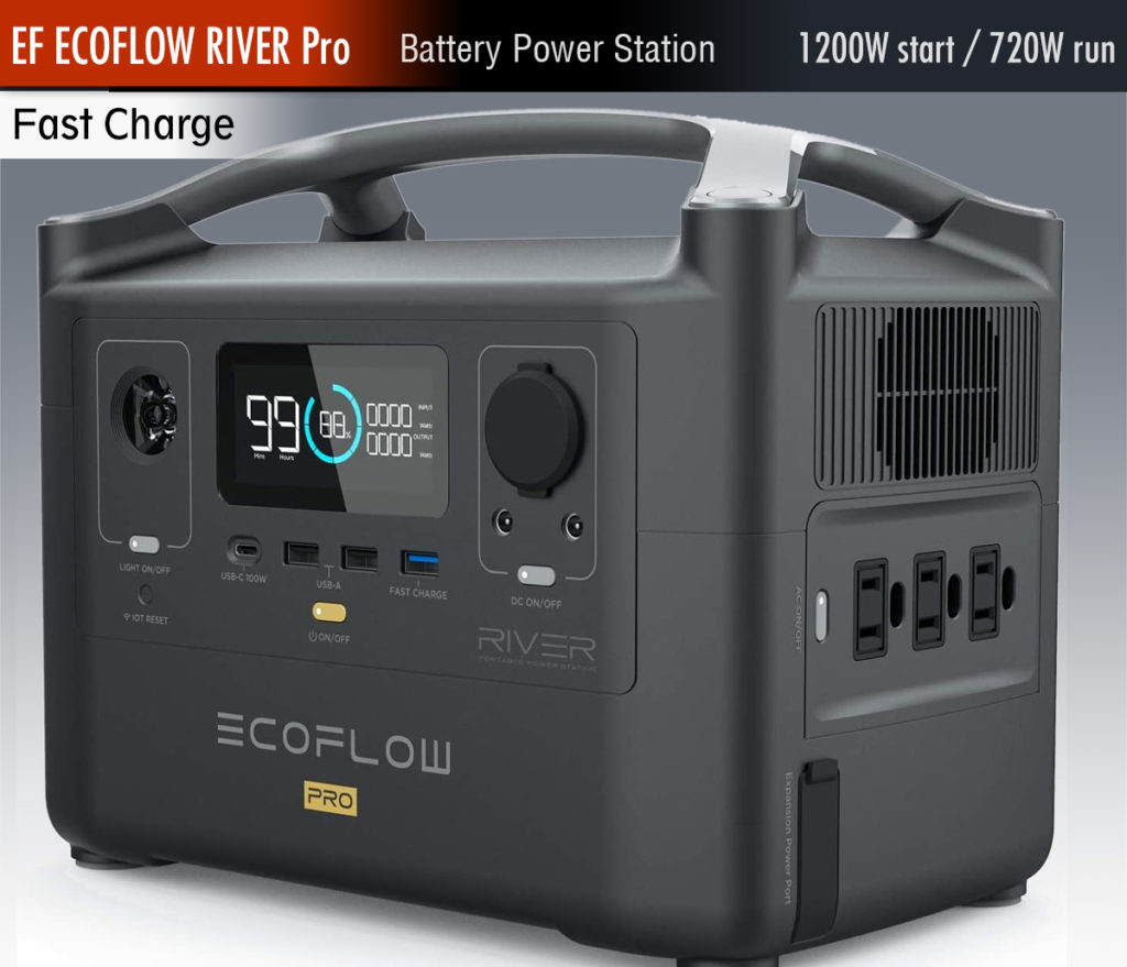 EF ECOFLOW RIVER Pro Portable Power Station 720Wh