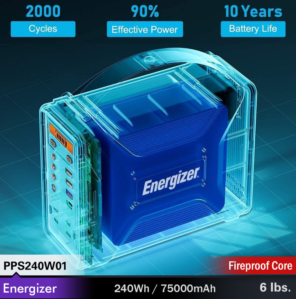 Energizer PPS240W01 : Portable Power Station