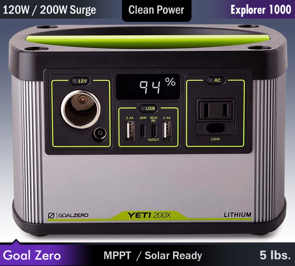 Goal Zero Yeti 200X Lithium Portable Power Station