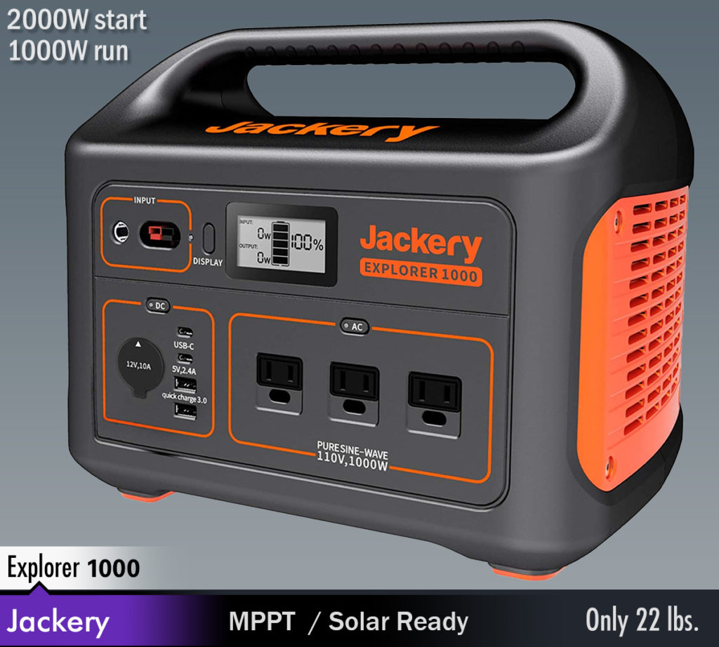 Jackery Portable Power Station Explorer 1000