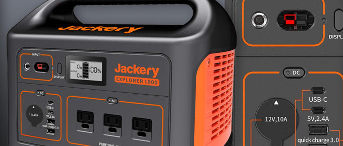 Jackery Portable Power Station Explorer 1000