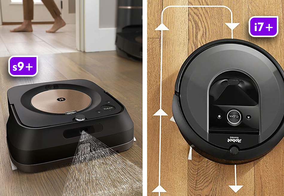Review Roomba s9+ vs i7+ / Which Robot Vacuum is Best for You?
