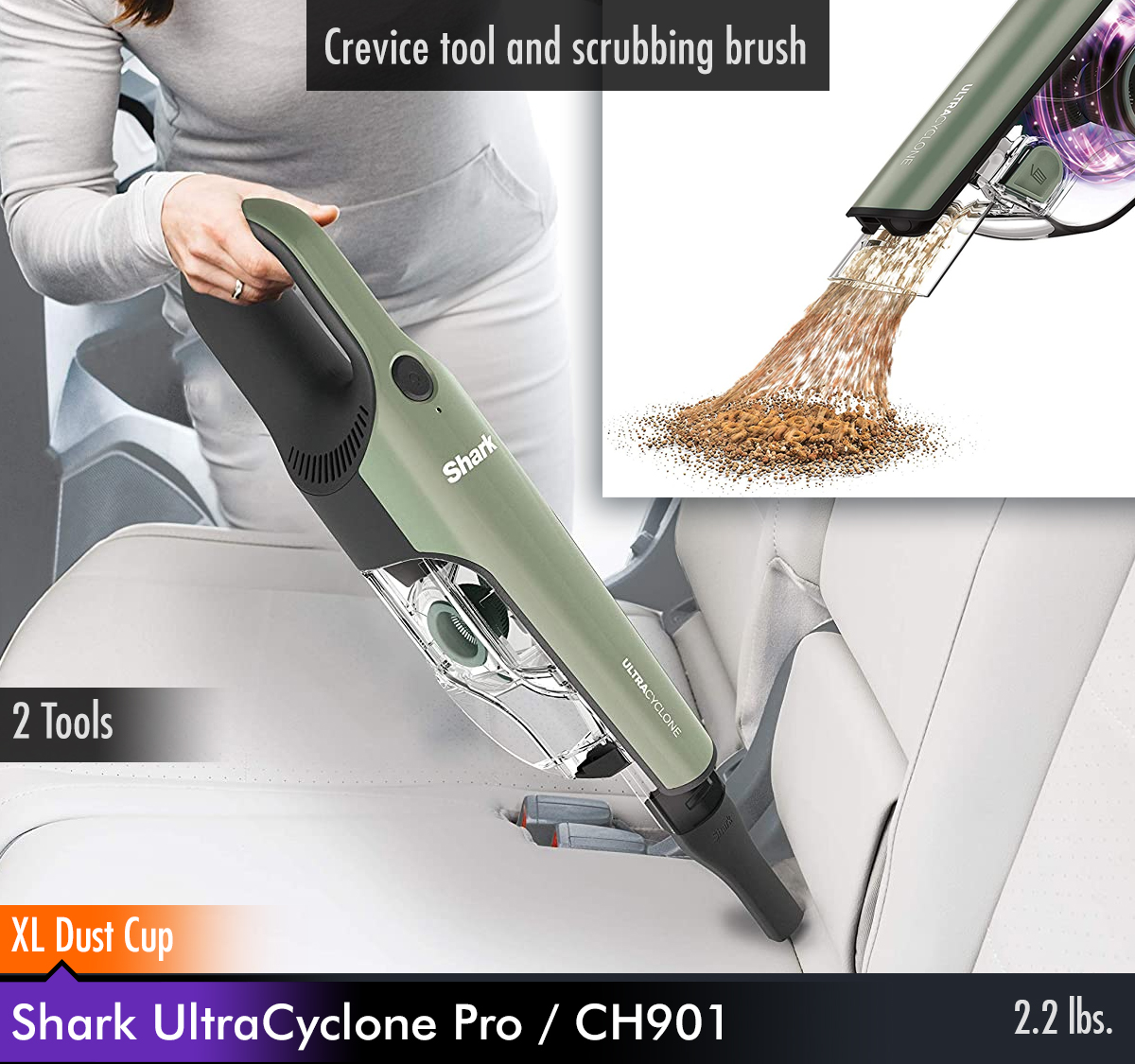 Review Shark UltraCyclone Pet Pro+ Best Handheld Pet Vacuum