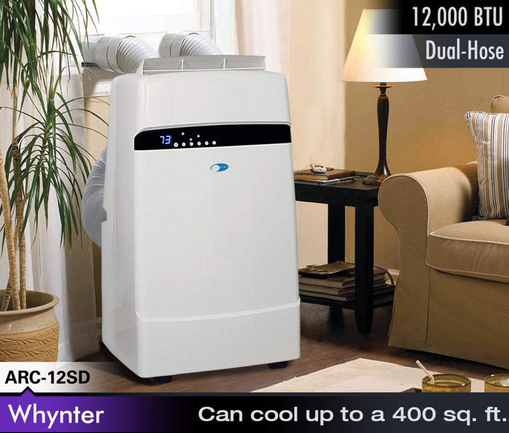 Whynter ARC-12SD 12,000 BTU Dual Hose Portable Air Conditioner