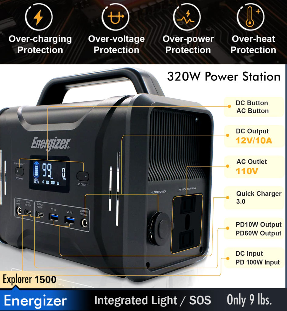 Energizer Portable Power Station ‎PP320W01