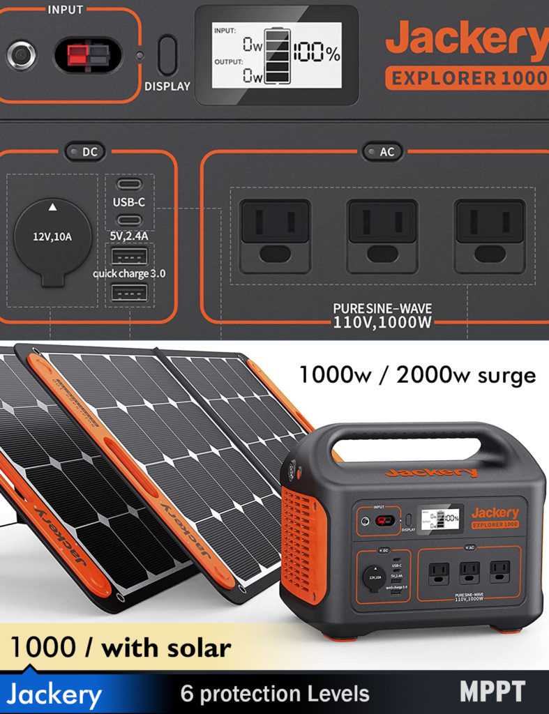 Jackery Solar Generator 1000, Explorer 1000