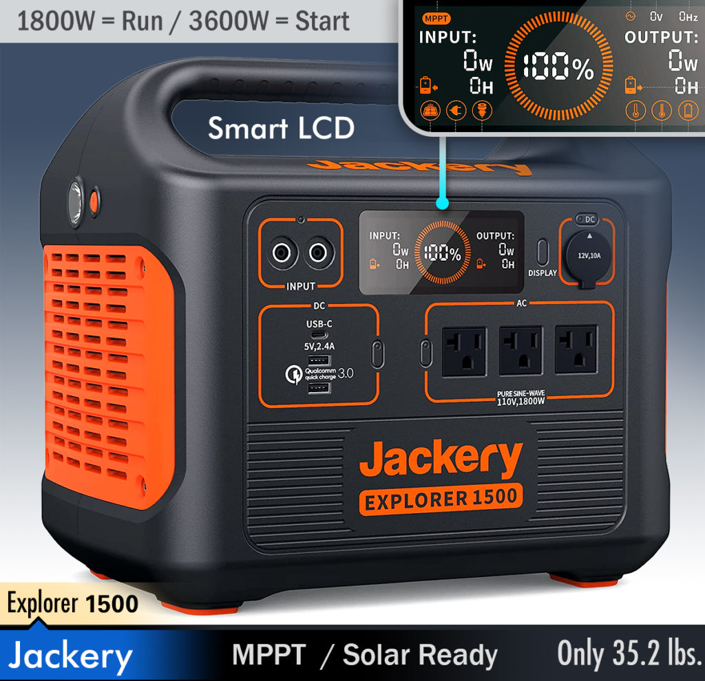 Jackery Portable Power Station Explorer 1500