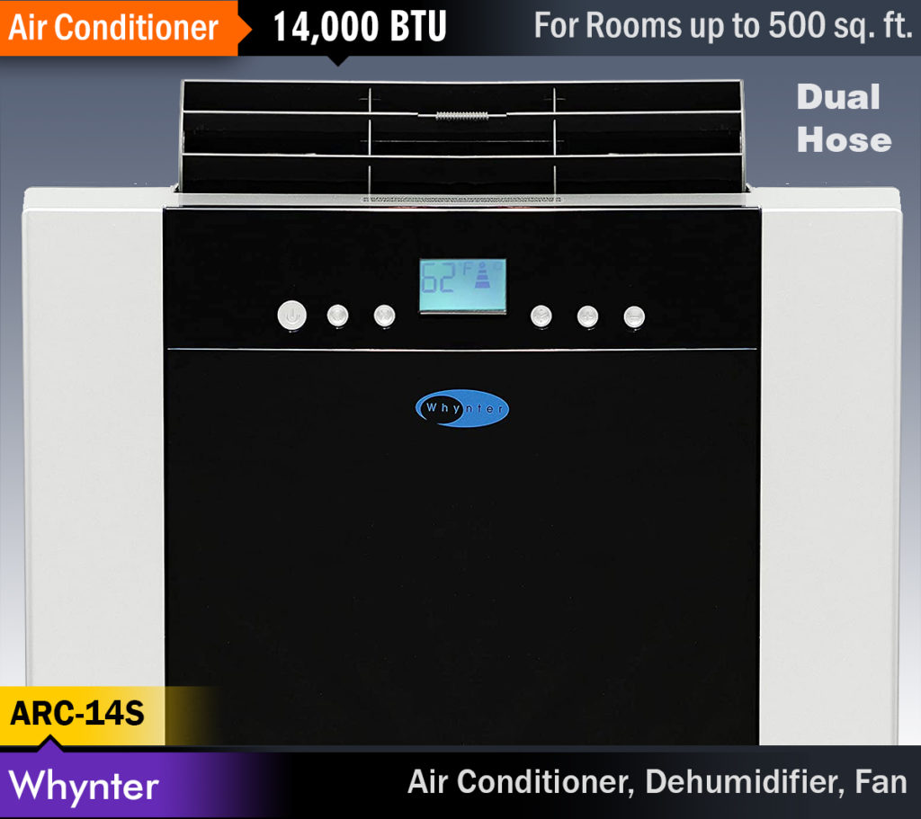 Whynter ARC-14S : Best 14,000 BTU Dual Hose Portable Air Conditioner