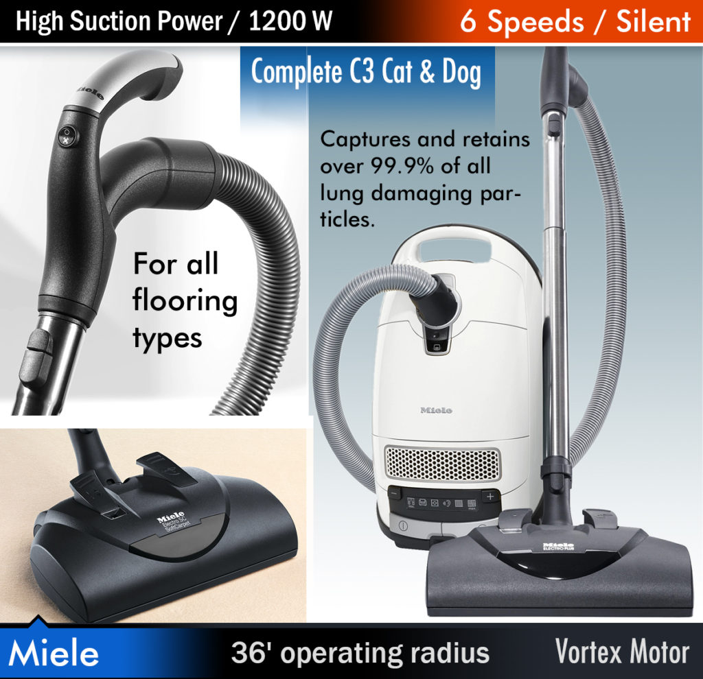 Miele Complete C3 Cat & Dog Canister Vacuum