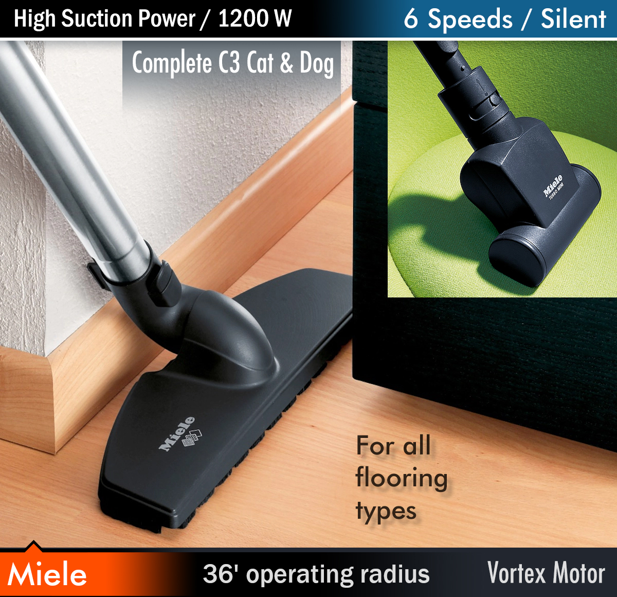 Review Miele C3 Cat and Dog Vacuum / Pure Joy Pivot or Die