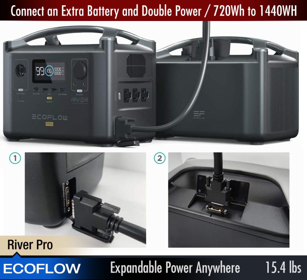 ECOFLOW RIVER PRO EXTRA BATTERY